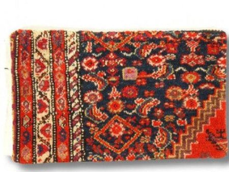 Canvello Vintage Hand Knotted Farahan Rug Pillow - 12  X 20  For Sale