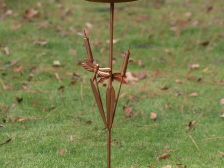 Bird Feeder Yard Stake - Copper Finish For Cheap