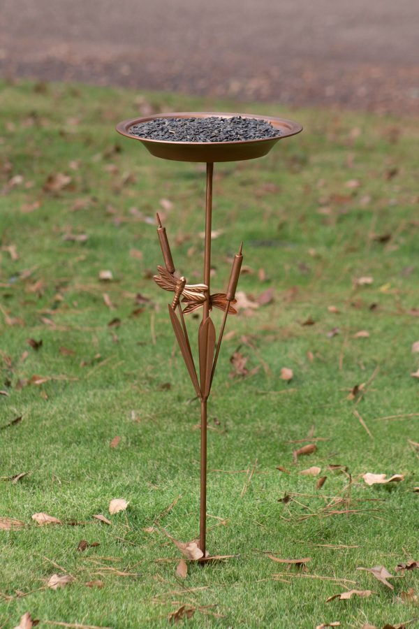 Bird Feeder Yard Stake - Copper Finish For Cheap