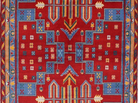 Blue Baluch Revival Hand Knotted Rug Supply