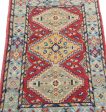 Red Akcha Revival Hand Knotted Rug Online