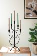 Forged Iron Five Taper Candelabra Sale