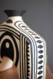 Black And White Paper Mache Vase - Arch Sale