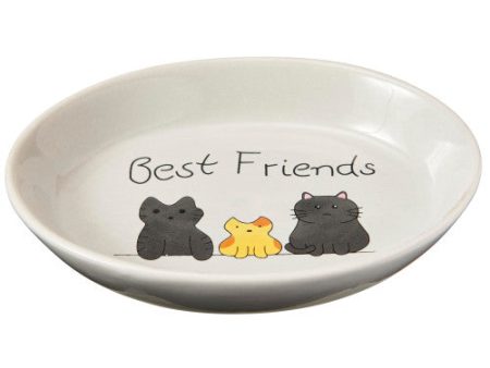 Spot Best Friends Oval Cat Dish 1 Each 6 in by Spot Supply