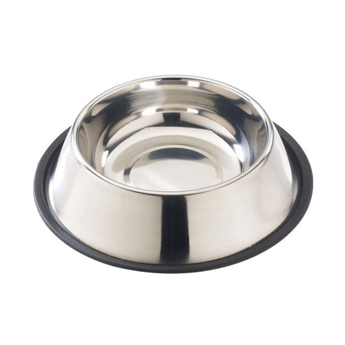 Spot Stainless Steel Mirror Finish No-Tip Dog Bowl Silver, 1 Each 64 Oz by Spot Supply