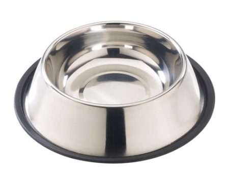 Spot Stainless Steel Mirror Finish No-Tip Dog Bowl Silver, 1 Each 96 Oz by Spot on Sale