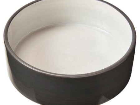 Spot 2-Tone Dog Dish Grey, 1 Each 7 in by Spot For Sale