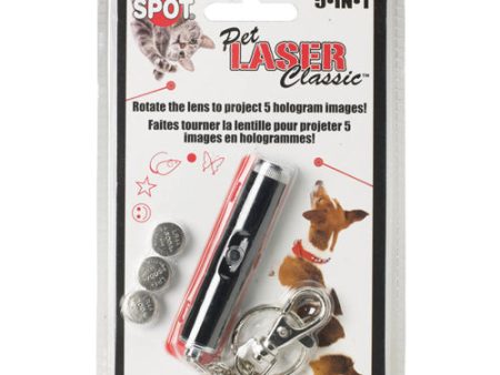 Spot Laser Classic 5-in-1 Dog Toy Silver, 1 Each One Size by Spot Cheap