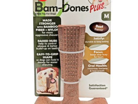 Bam-Bone Plus Dog Chew Beef 1 Each 6 in by San Francisco Bay Brand Online Hot Sale